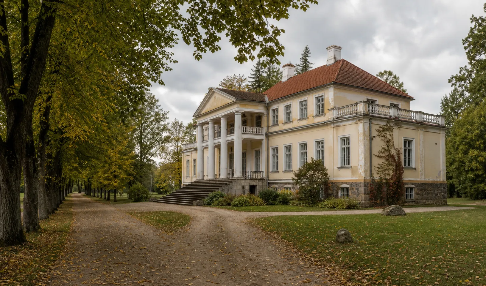 Cirkliškio dvaro rūmai ir parko alėja Švenčionių rajone