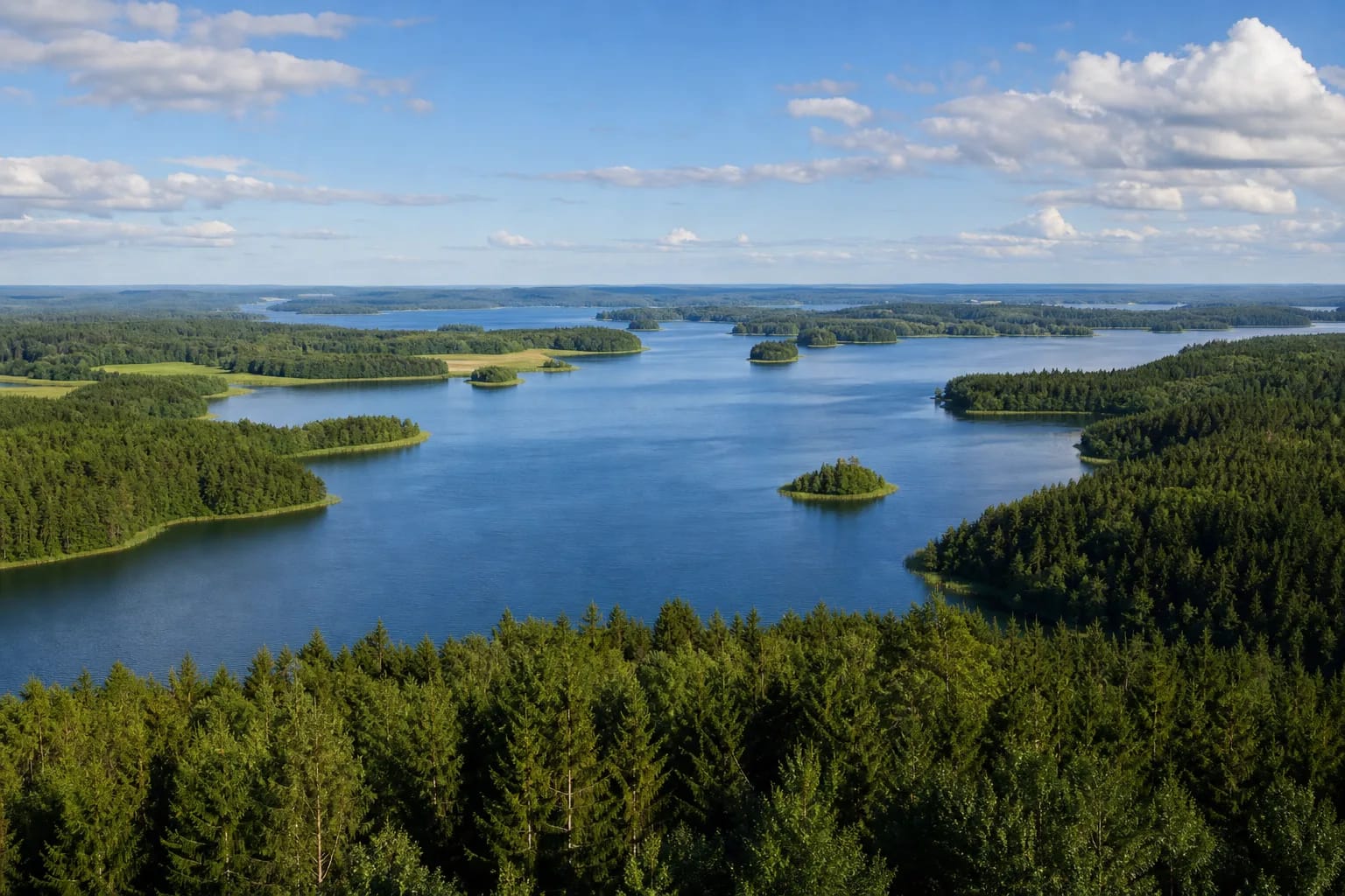 Antalieptės marių salų labirintas ir miškingi krantai Gražutės regioniniame parke