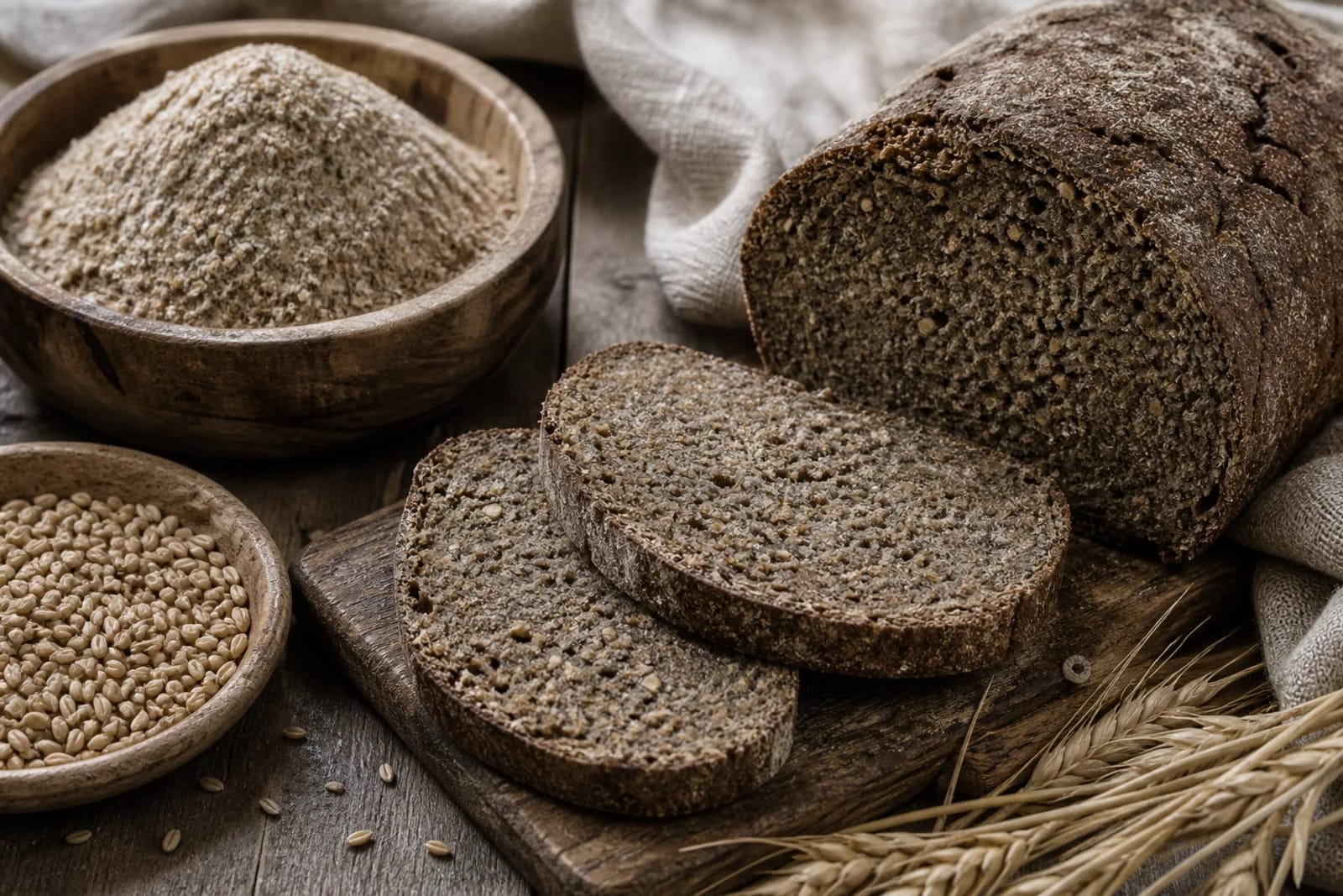 Bėralinė duona: serfdom-era rye bread made from flour of unwinnowed grain in a Lithuanian traditional food context