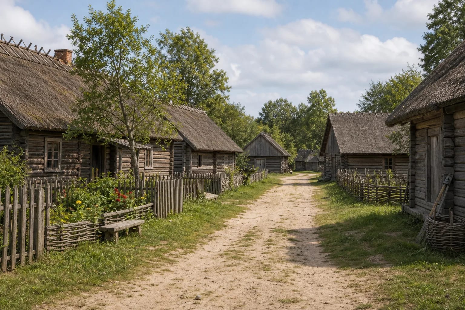 An ethnographic village preserves not only buildings but their relationships.