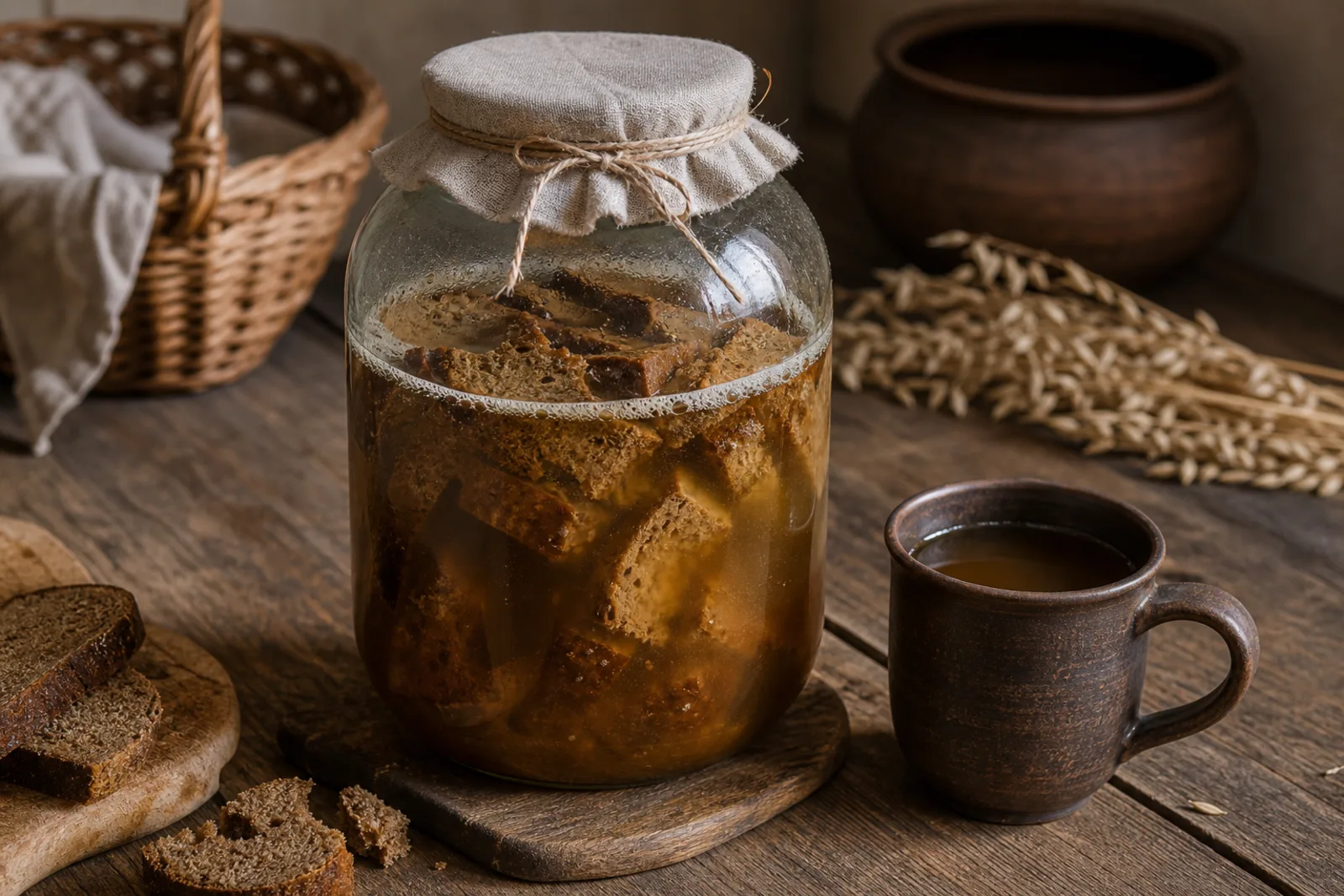 Gira: fermented bread or grain drink in a Lithuanian traditional food context