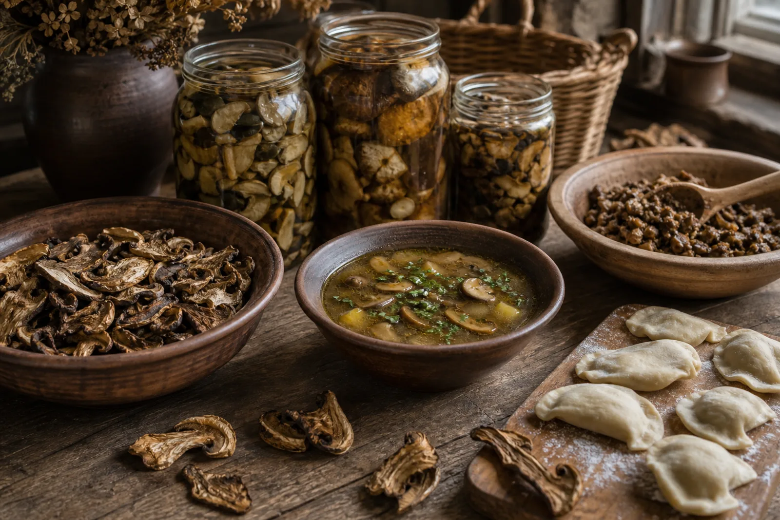 Mushrooms in Lithuanian cuisine: tradition of gathering, preserving, and cooking wild mushrooms in a Lithuanian traditional food context