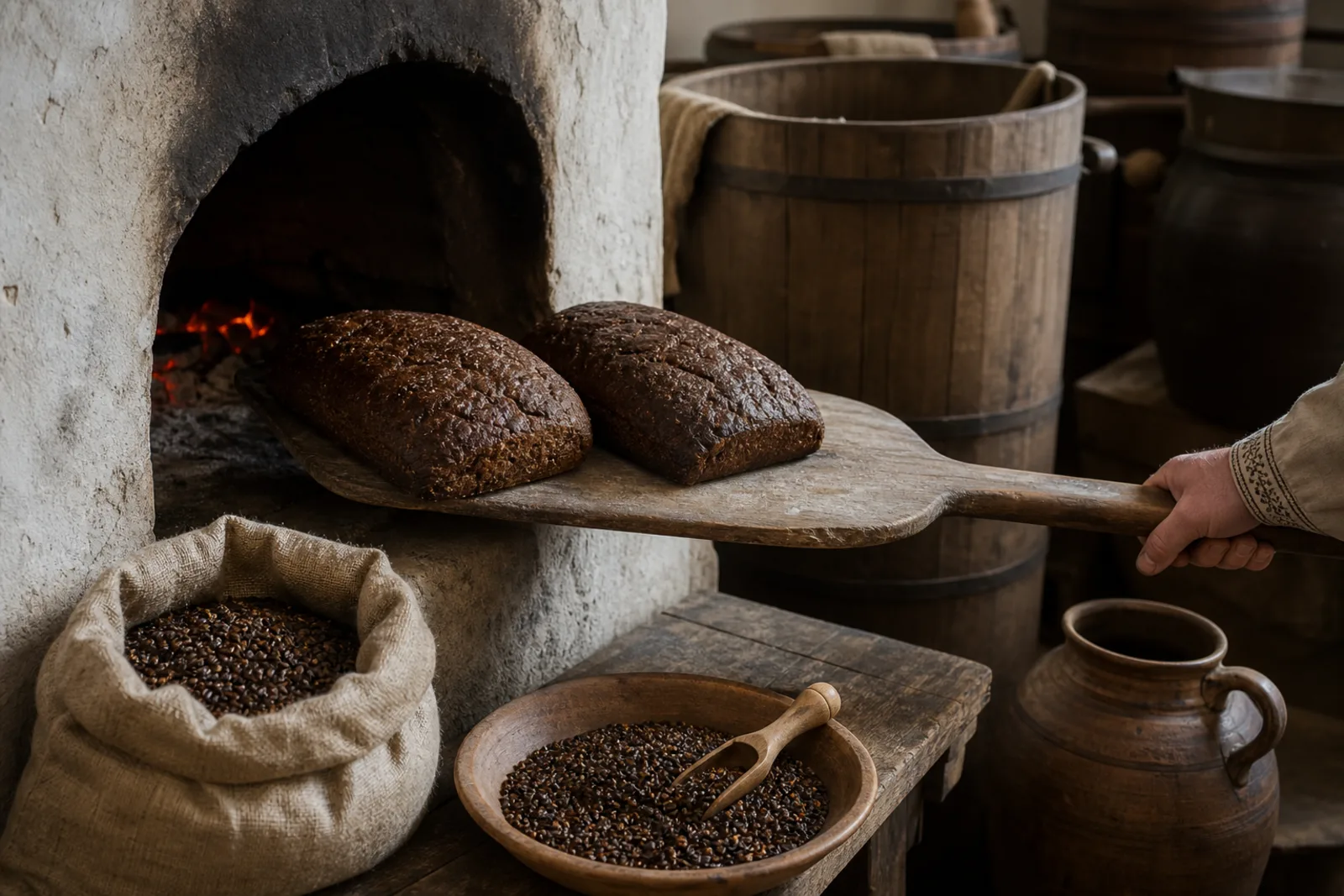 Keptinis alus: beer whose wort is made from baked malt loaves in a Lithuanian traditional food context