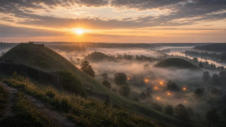 Kernavė hillforts and Pajauta Valley with the mood of an old-capital legend
