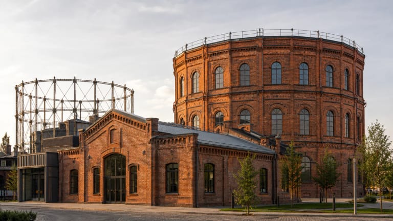 Klaipėdos dujų fabriko komplekso raudonplytis dujų laikiklio pastatas Liepų gatvėje