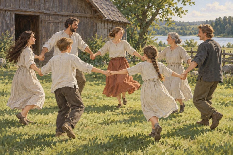 Folk games and dances