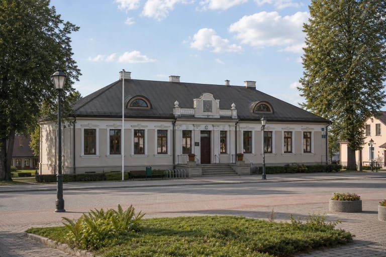 Nalšios muziejaus pastatas Švenčionių Laisvės aikštėje