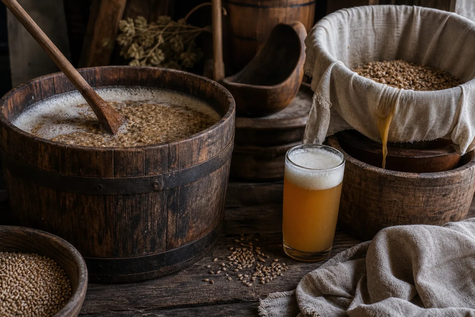 Naminis alus: fermented drink of home and village brewing in a Lithuanian traditional food context