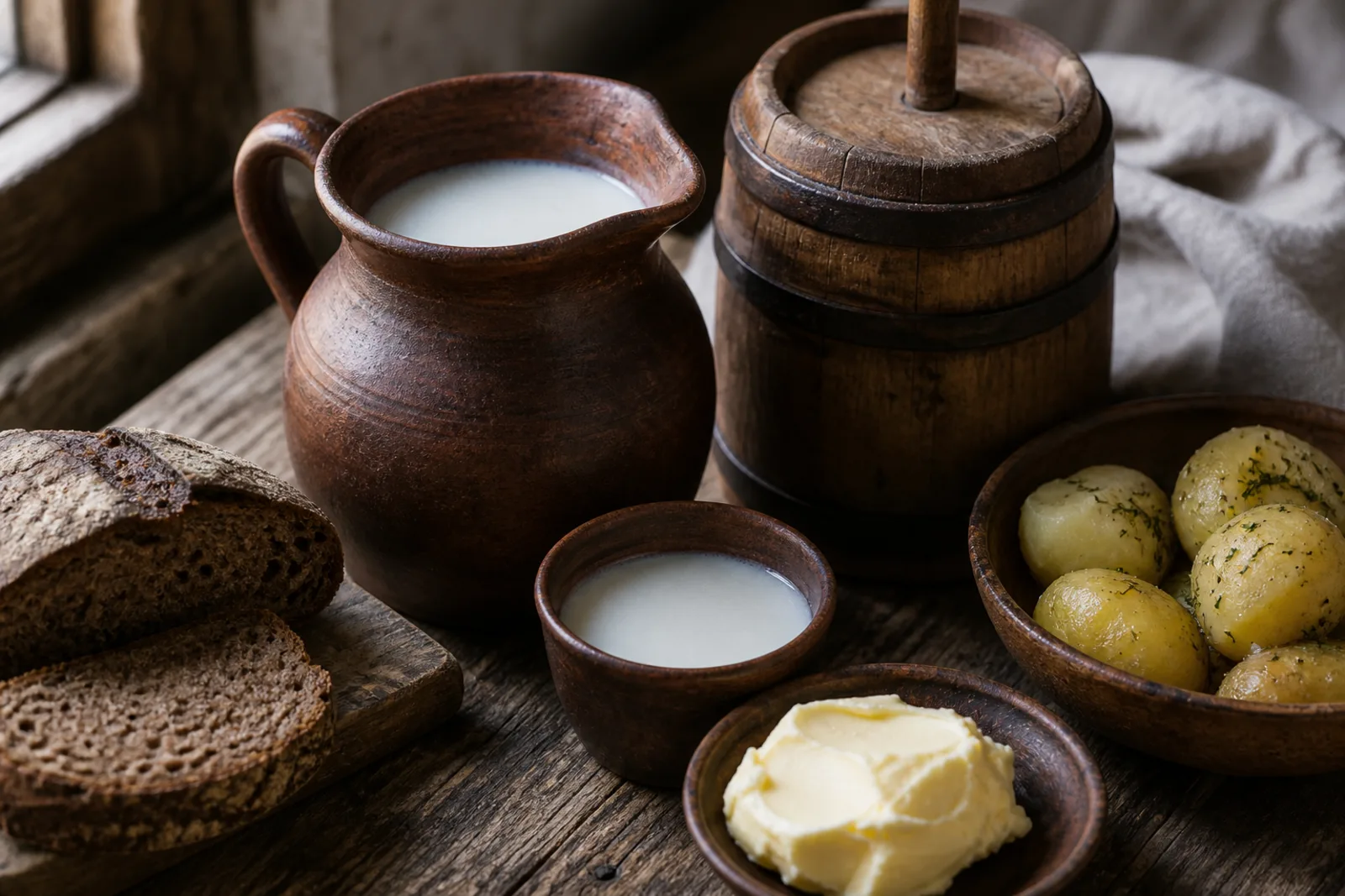 Pasukos: butter-churning by-product and village drink in a Lithuanian traditional food context