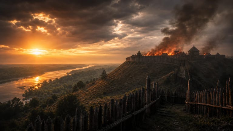 Punia hillfort above the Nemunas in the mood of the Margiris and Pilėnai legend