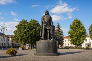 Raseiniai Independence monument Žemaitis in the city's central square