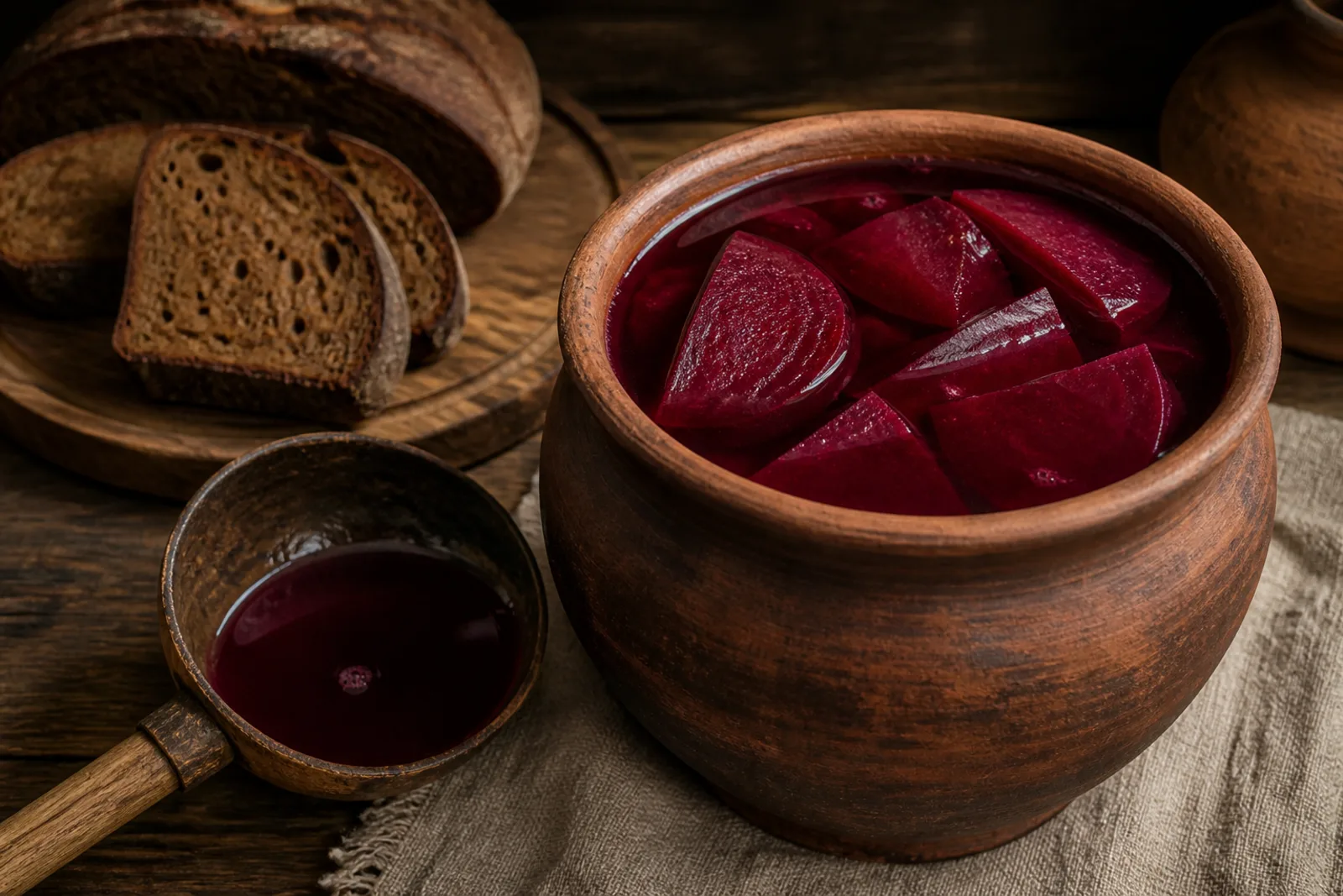 Rauginti burokėliai: lacto-fermented beets and beet brine in a Lithuanian traditional food context