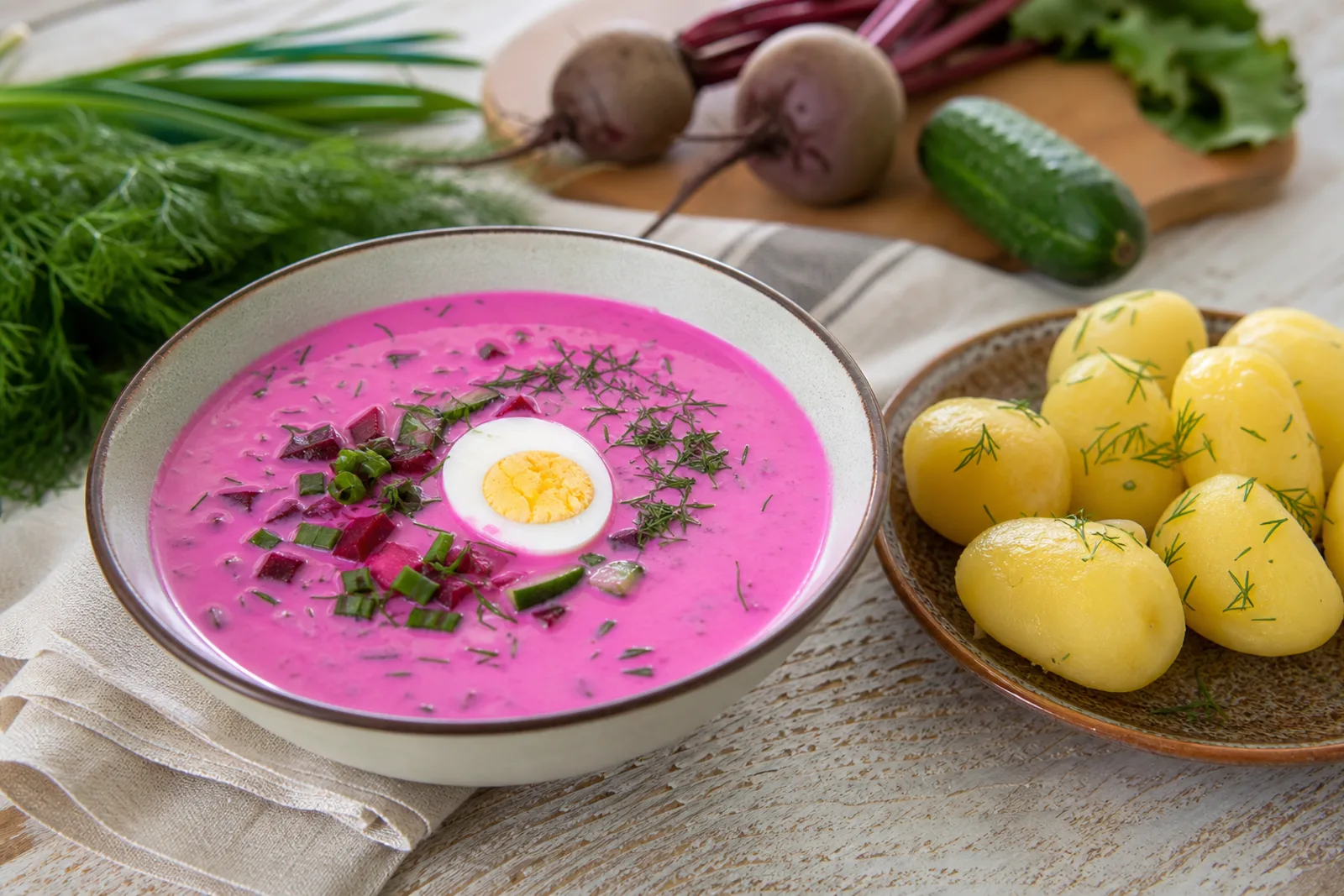 Šaltibarščiai: cold kefir and beet soup in a Lithuanian traditional food context