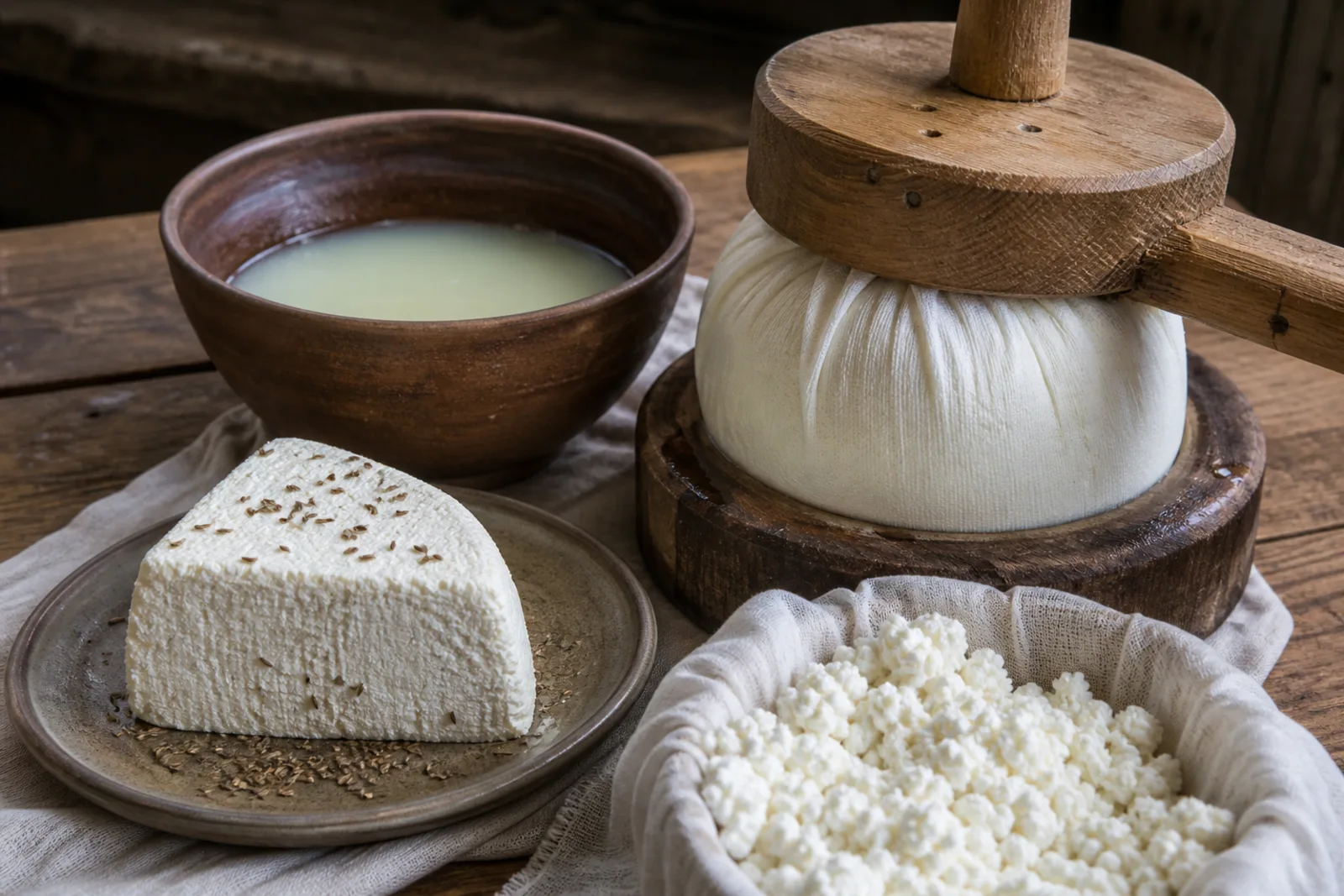 Sūriai: tradition of curd, rennet, and aged cheeses in a Lithuanian traditional food context