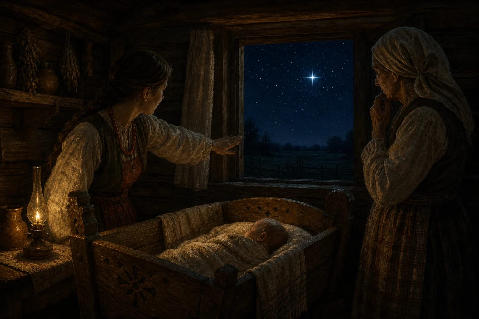 A Person’s Star visual interpretation with personal star, birth, fate motifs
